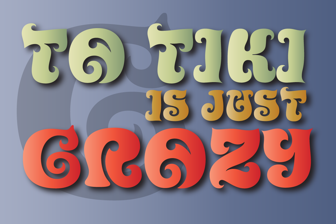 Churchward Ta Tiki Font - Preview 1
