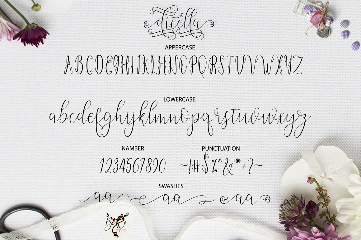 Dicella Font - Preview 3