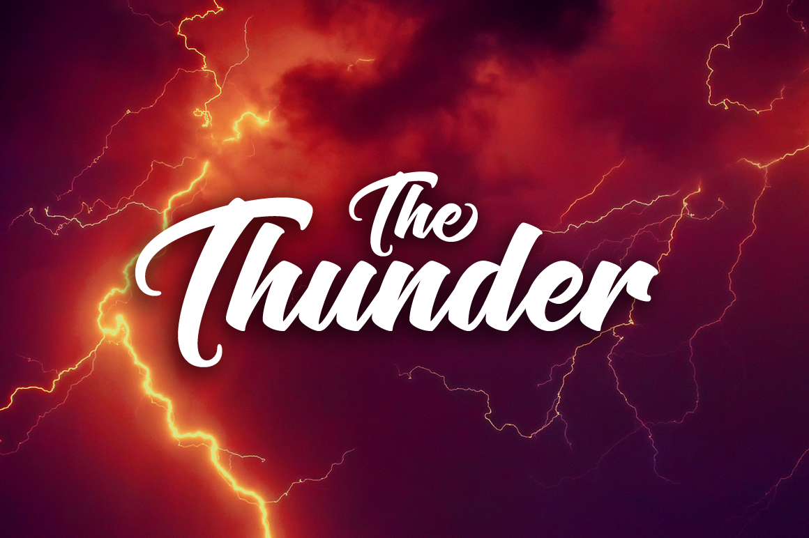 Flaming Script Font - Preview 5