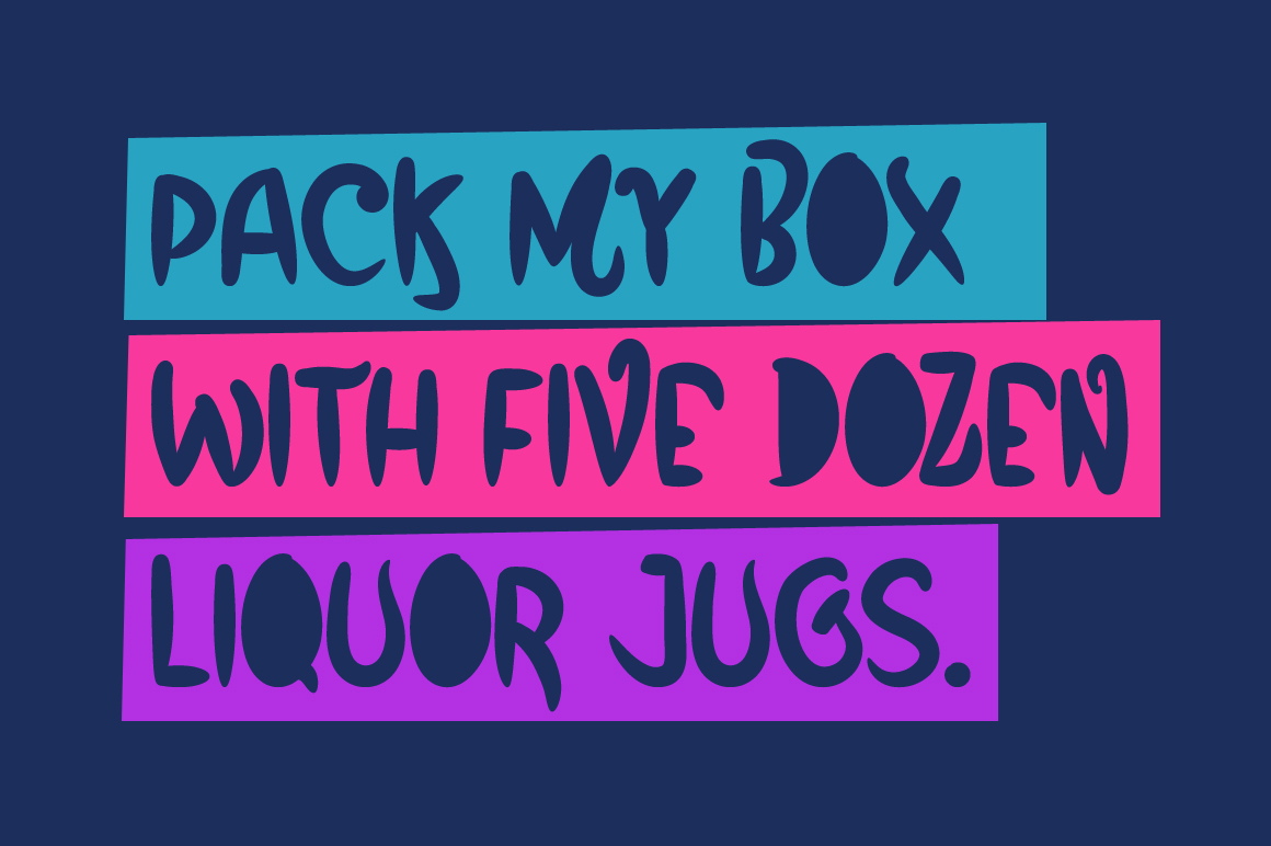 Funbox Font - Preview 1
