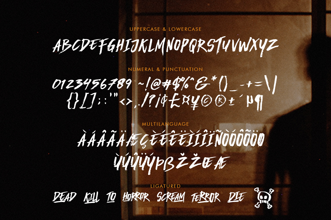 Gloomy Line Font - Preview 5