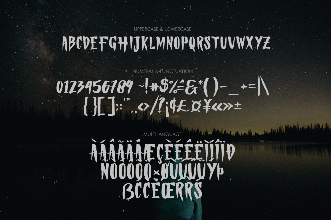 Gloomy Night Font - Preview 5