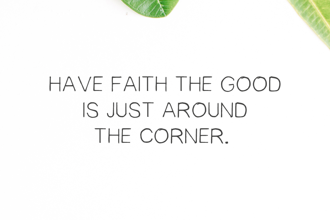 Habel Font PNG with transparent background - Preview 3