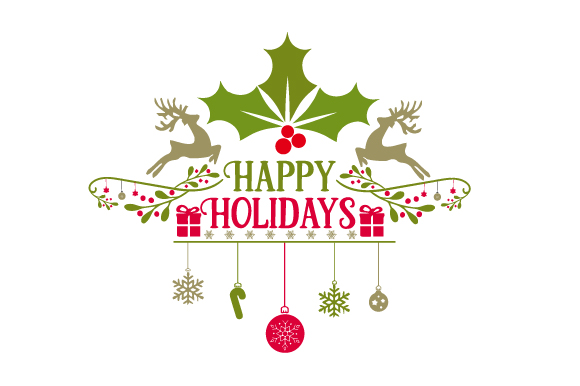 Happy Holidays SVG Cut file by Creative Fabrica Crafts · Creative