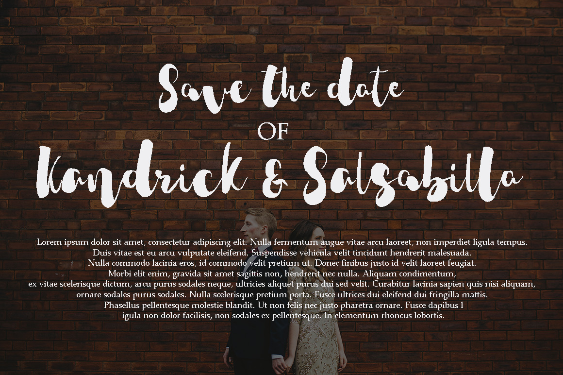 Haruki Primadonha Font PNG with transparent background - Preview 2