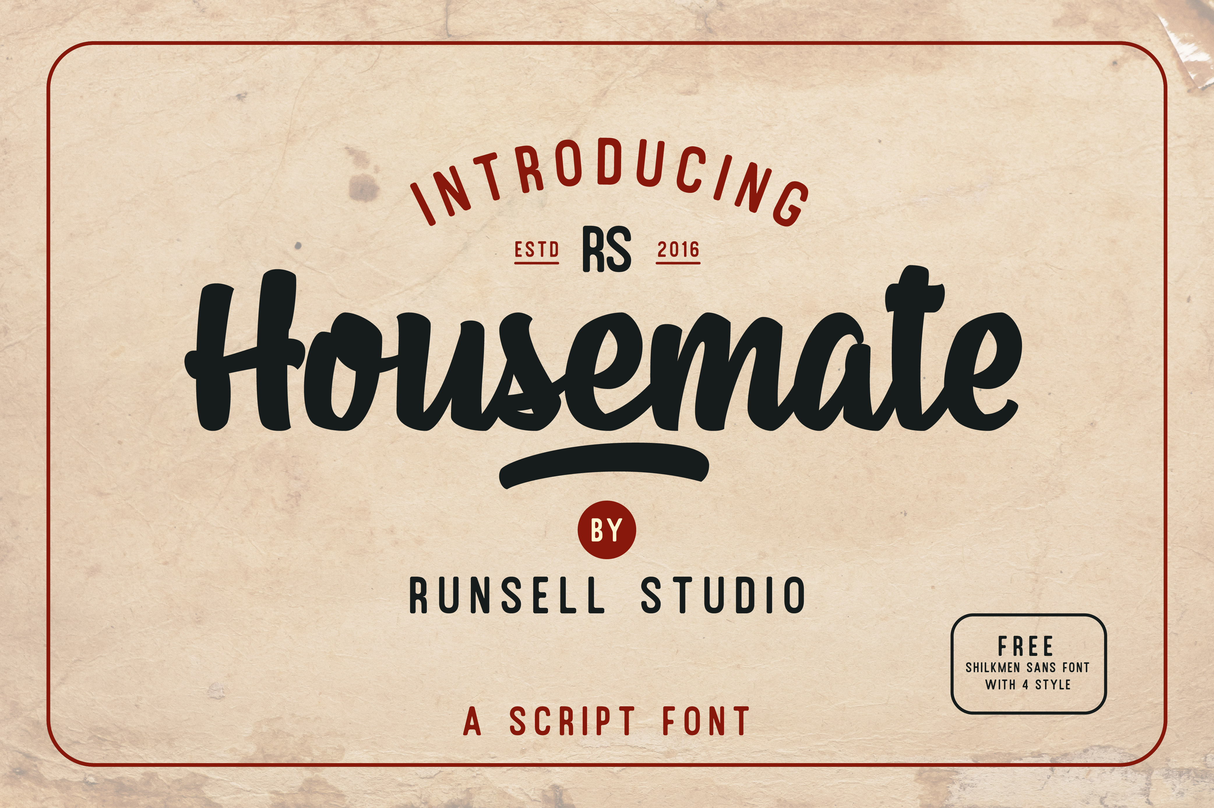 Housemate Font - Preview 1