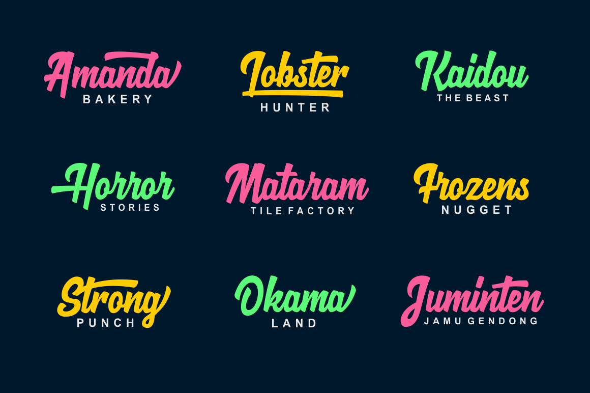 Loguetown Font font preview - 3