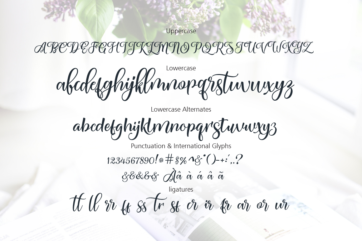 Malficent Font PNG with transparent background - Preview 4