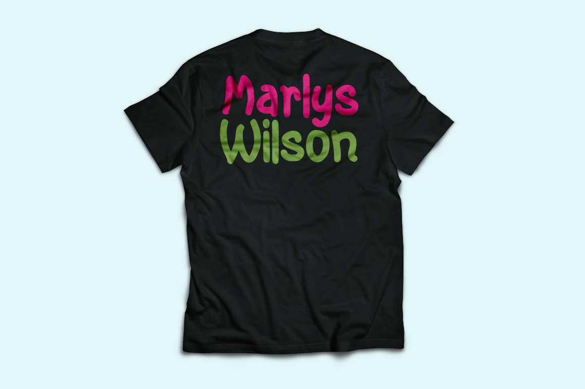 Marlys Wilson Font PNG with transparent background - Preview 3
