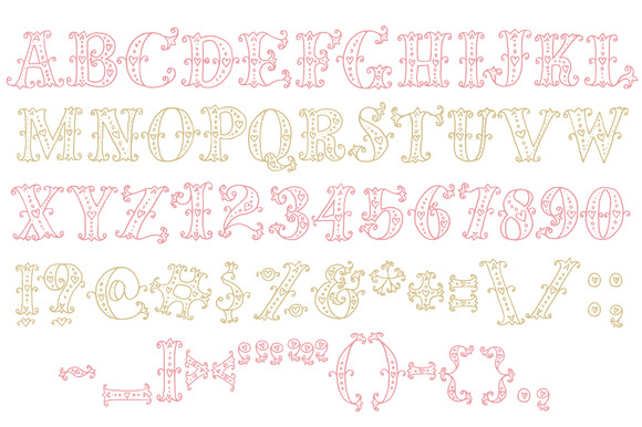 Mia Bella Lighthearted Font PNG with transparent background - Preview 1