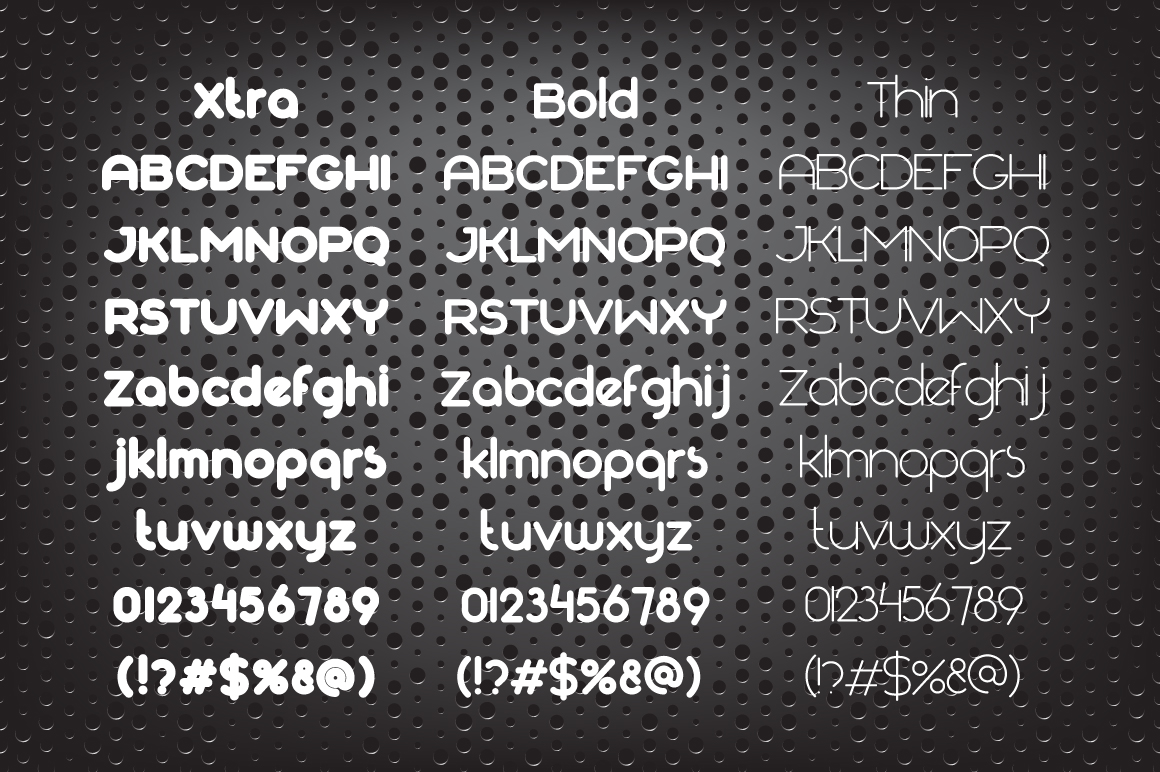 Nround Font PNG with transparent background - Preview 1