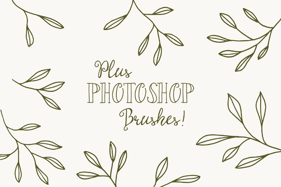 Olive Branch Set Graphic by The Pen and Brush · Creative Fabrica