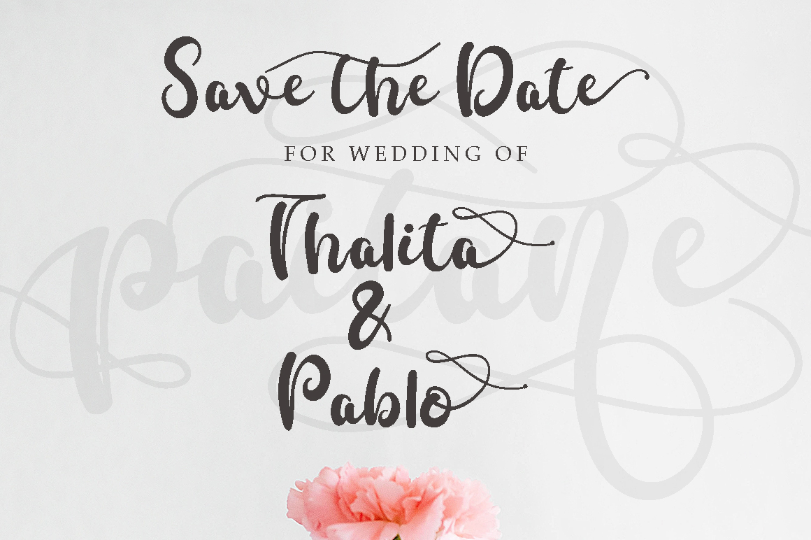 Paitane Font PNG with transparent background - Preview 3