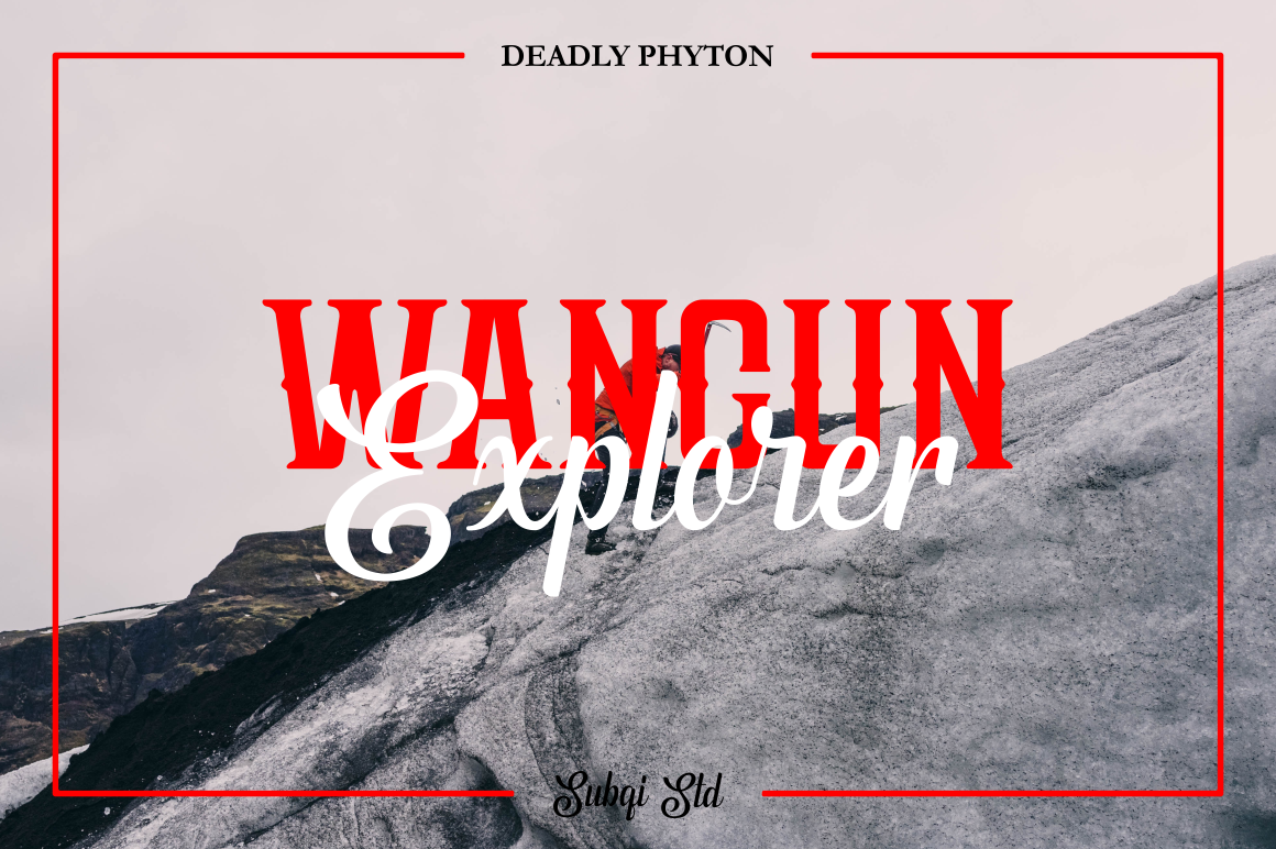 Phyton Font PNG with transparent background - Preview 5