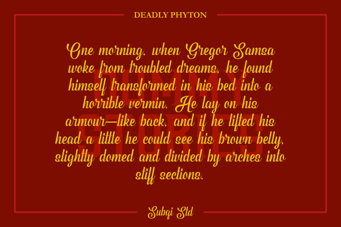 Phyton Font PNG with transparent background - Preview 6