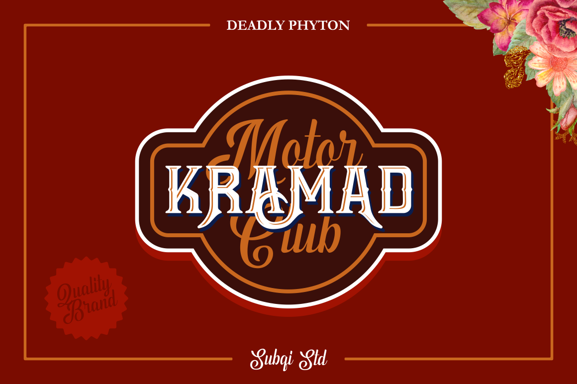 Phyton Font by Subqi Std · Creative Fabrica