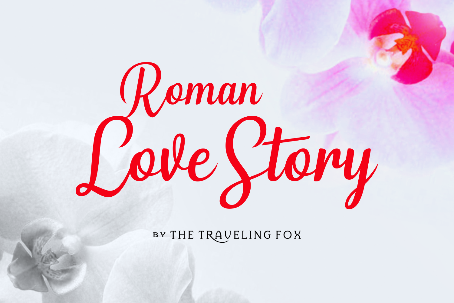 Roman Love Story Font PNG with transparent background - Preview 1