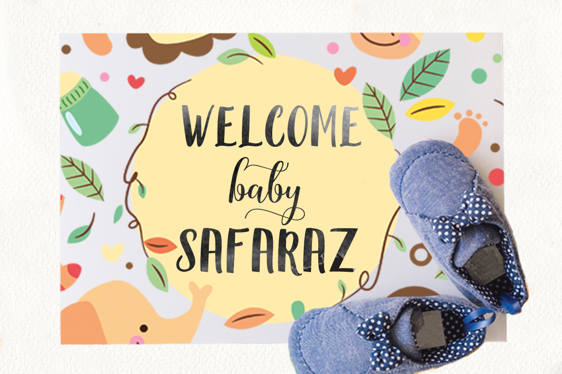 Safaraz Font PNG with transparent background - Preview 6