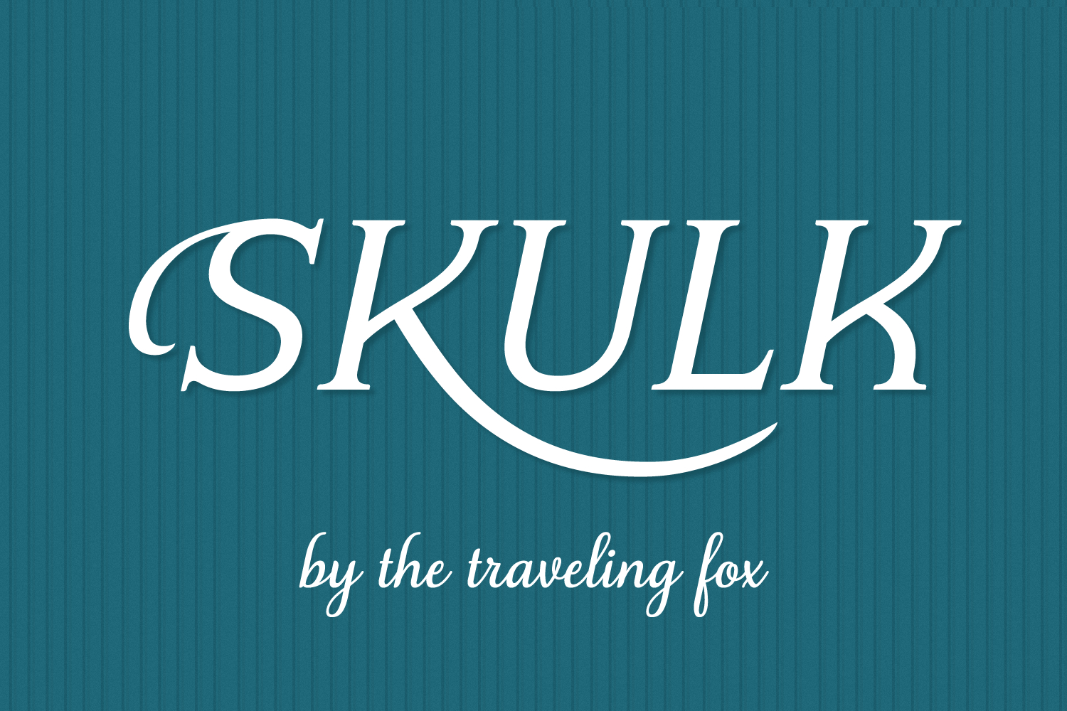 Skulk Font PNG with transparent background - Preview 1