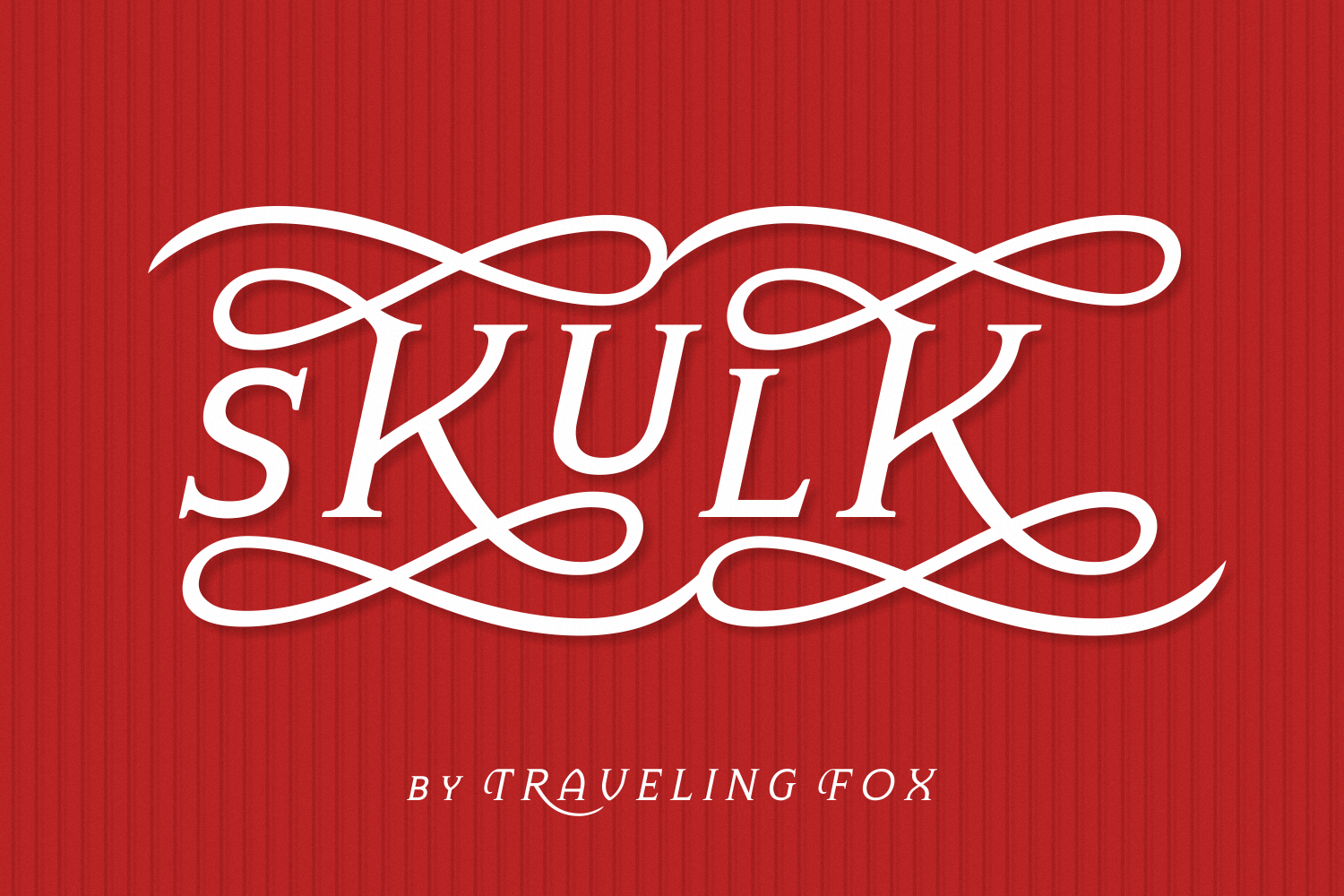 Skulk Font PNG with transparent background - Preview 4