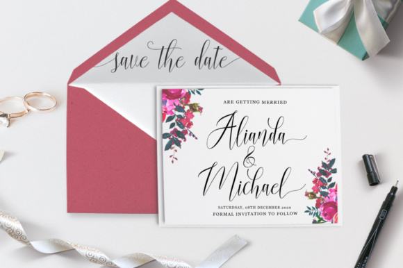 Blussafir Script Font - Preview 4