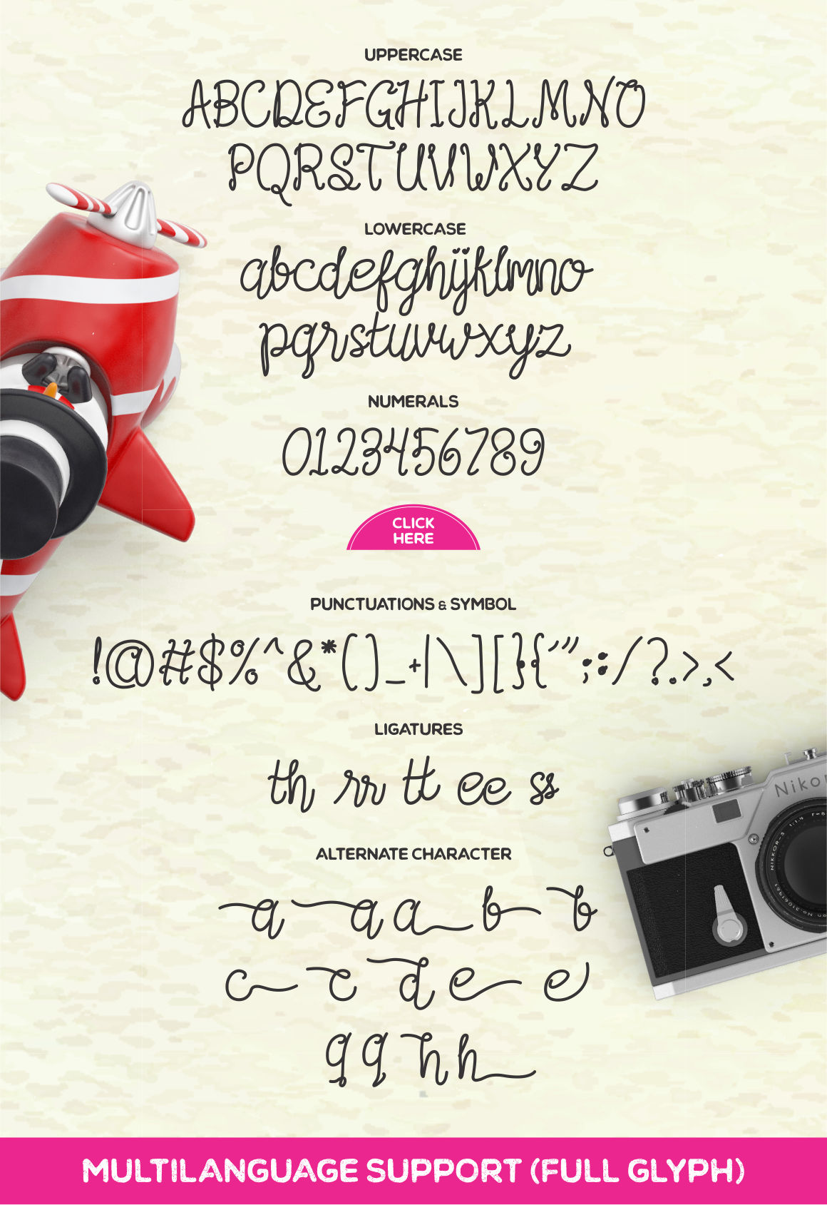 Afifah Script Font - Preview 2