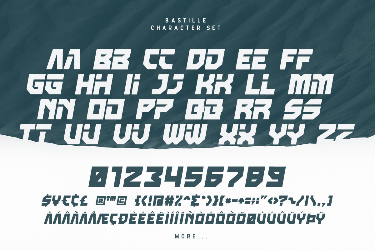 Bastille Font - Preview 1