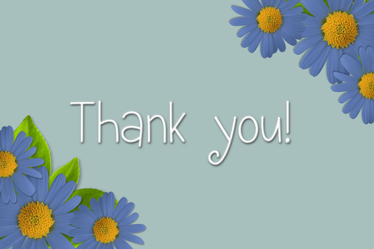 Blue Daisy Font - Preview 5