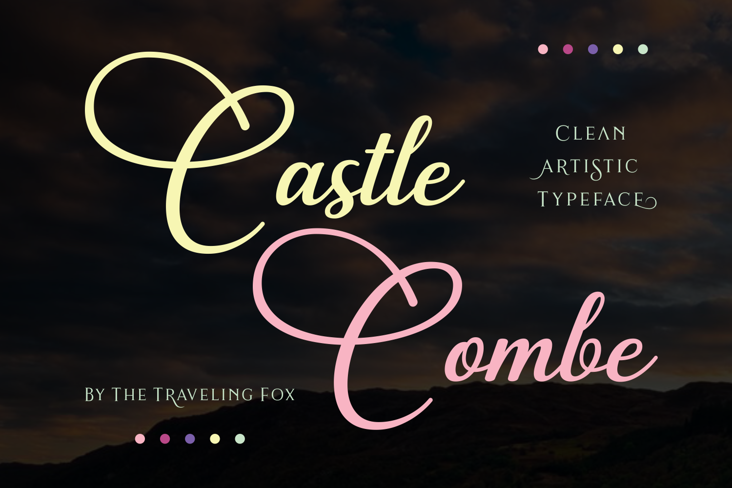 Castle Combe Font by The Traveling Fox · Creative Fabrica