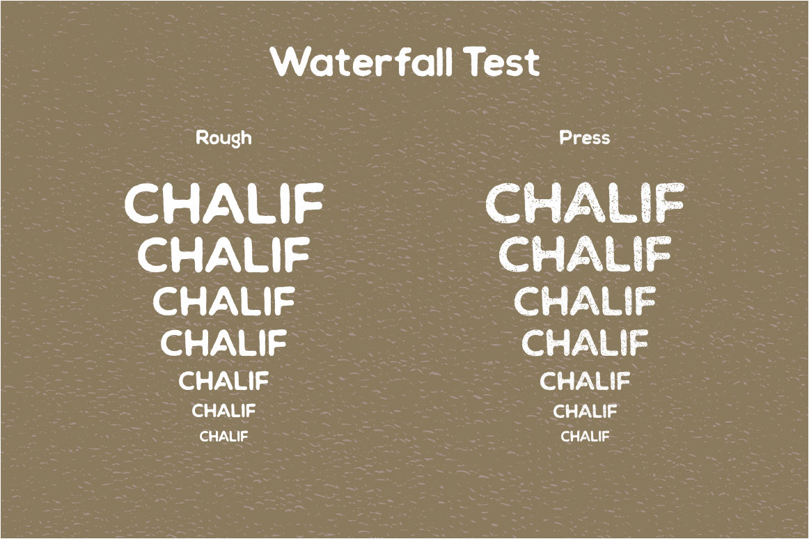 Chalif Font - Preview 2