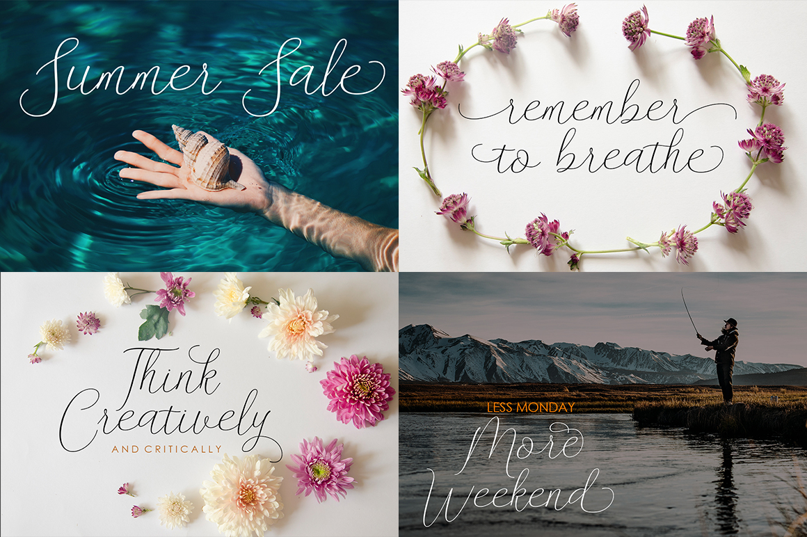 Danliny Font PNG with transparent background - Preview 3