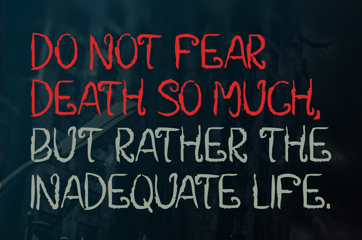 Deadway Font - Preview 1