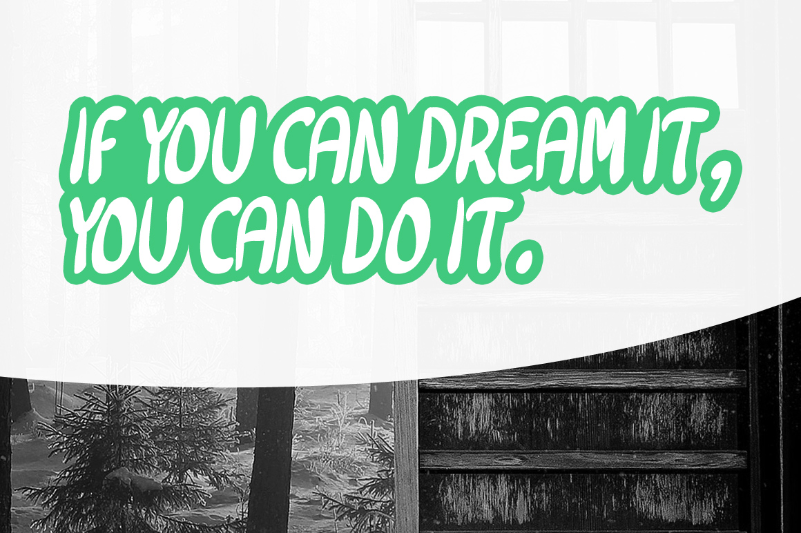 Dream Booker Font - Preview 2
