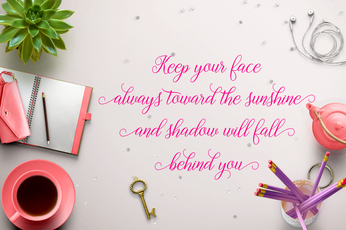 Gebrina Script Font - Preview 3