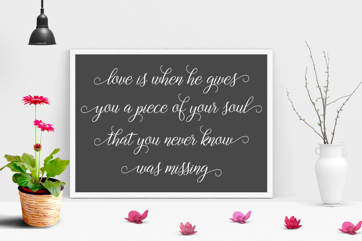 Gebrina Script Font - Preview 4