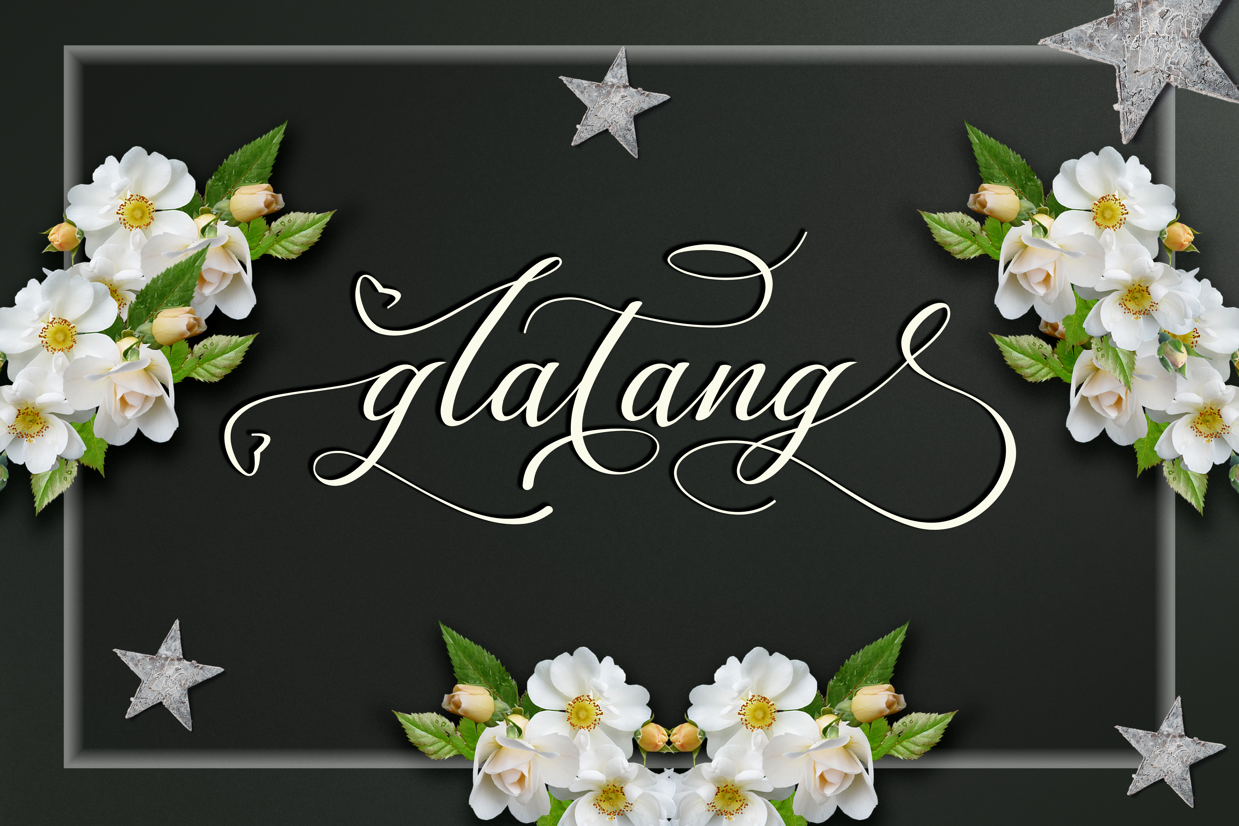 Glatang Script Font - Preview 2