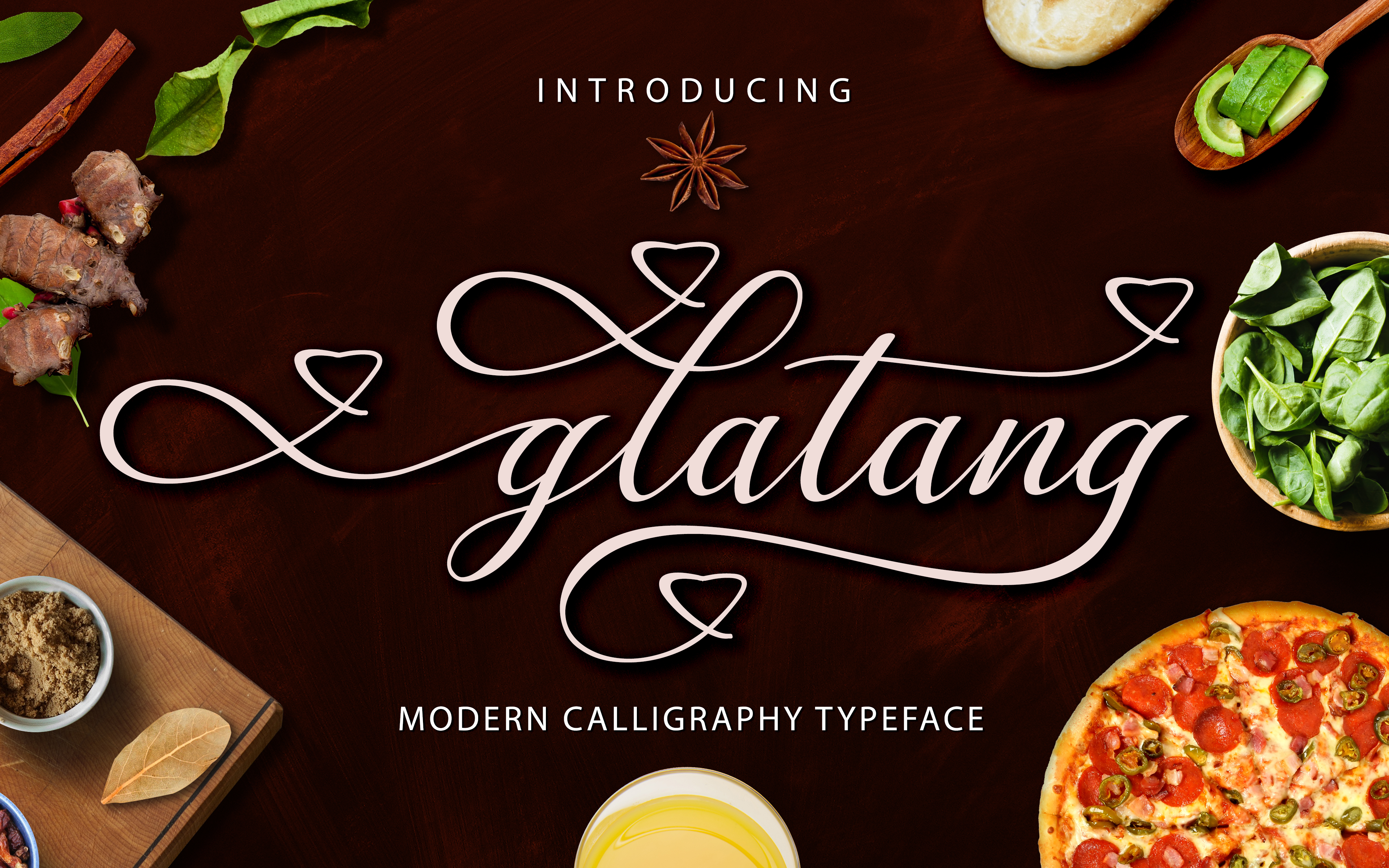 Glatang Script Font - Preview 6