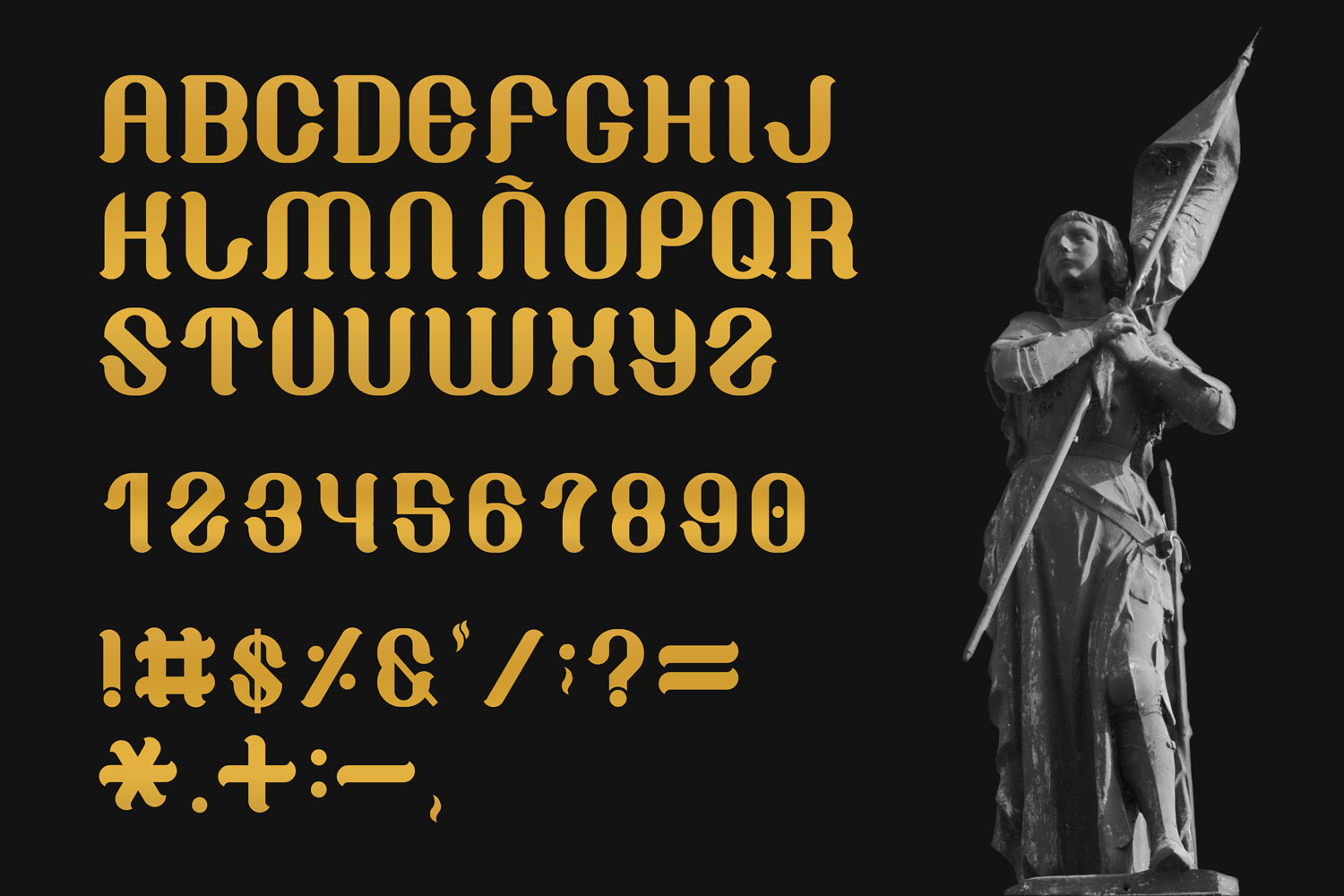 Joan of Arc Font - Preview 3