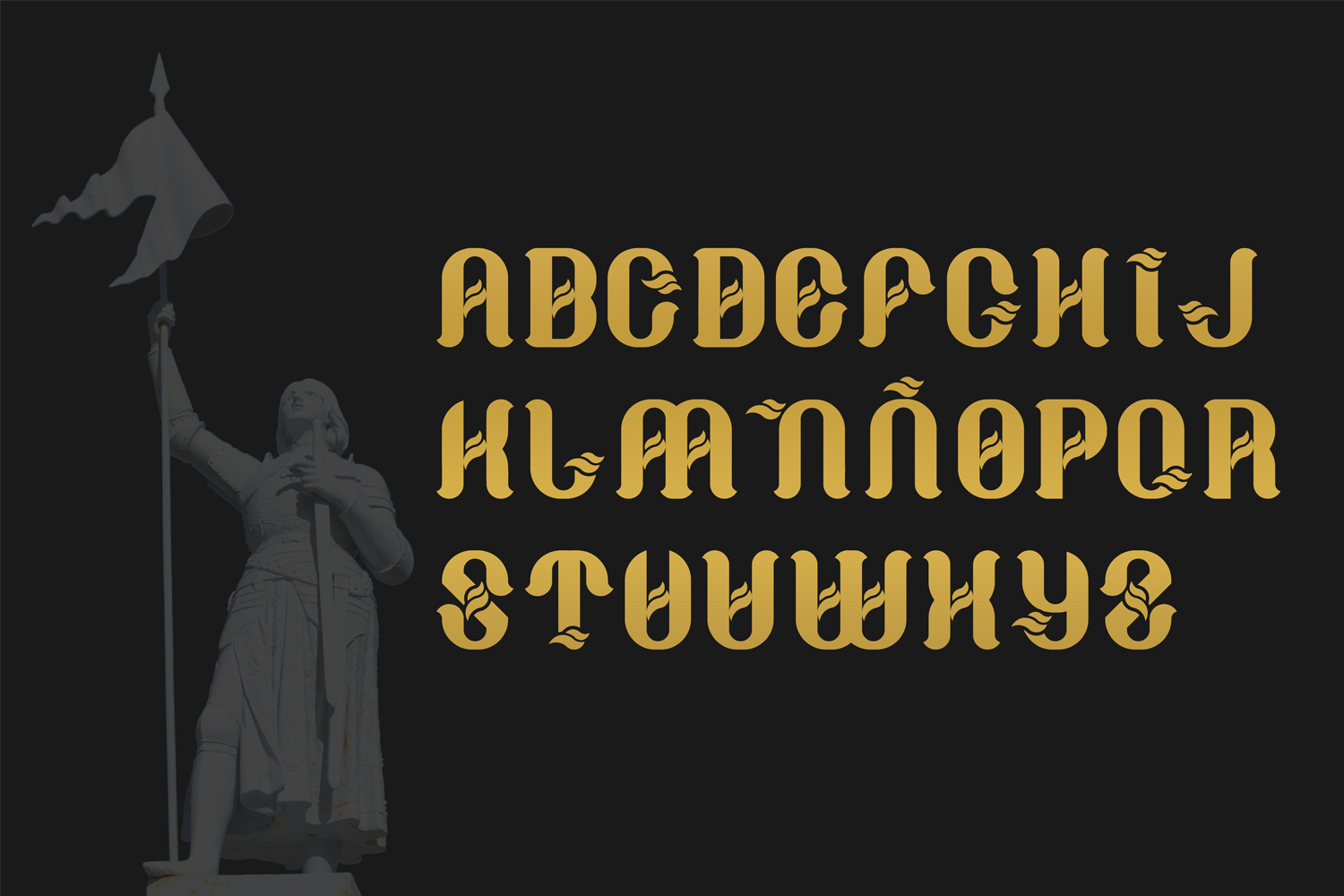 Joan of Arc Font - Preview 2