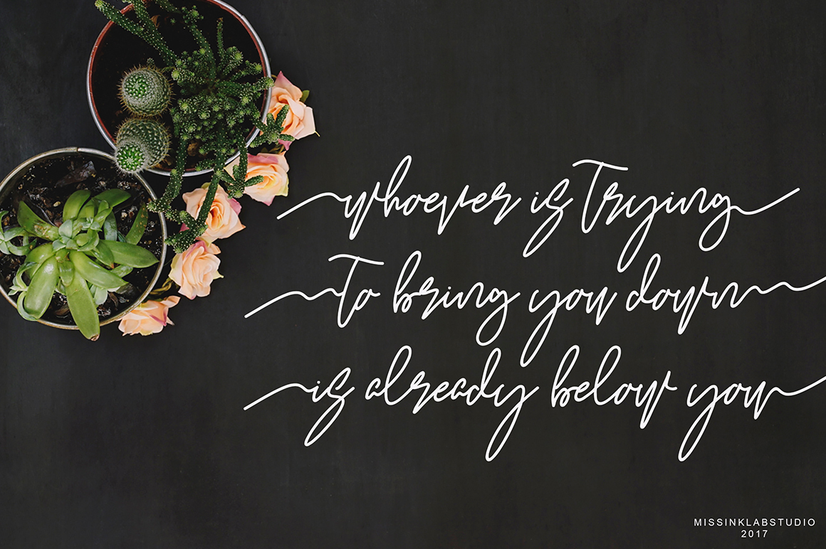 Kanittia Font PNG with transparent background - Preview 5