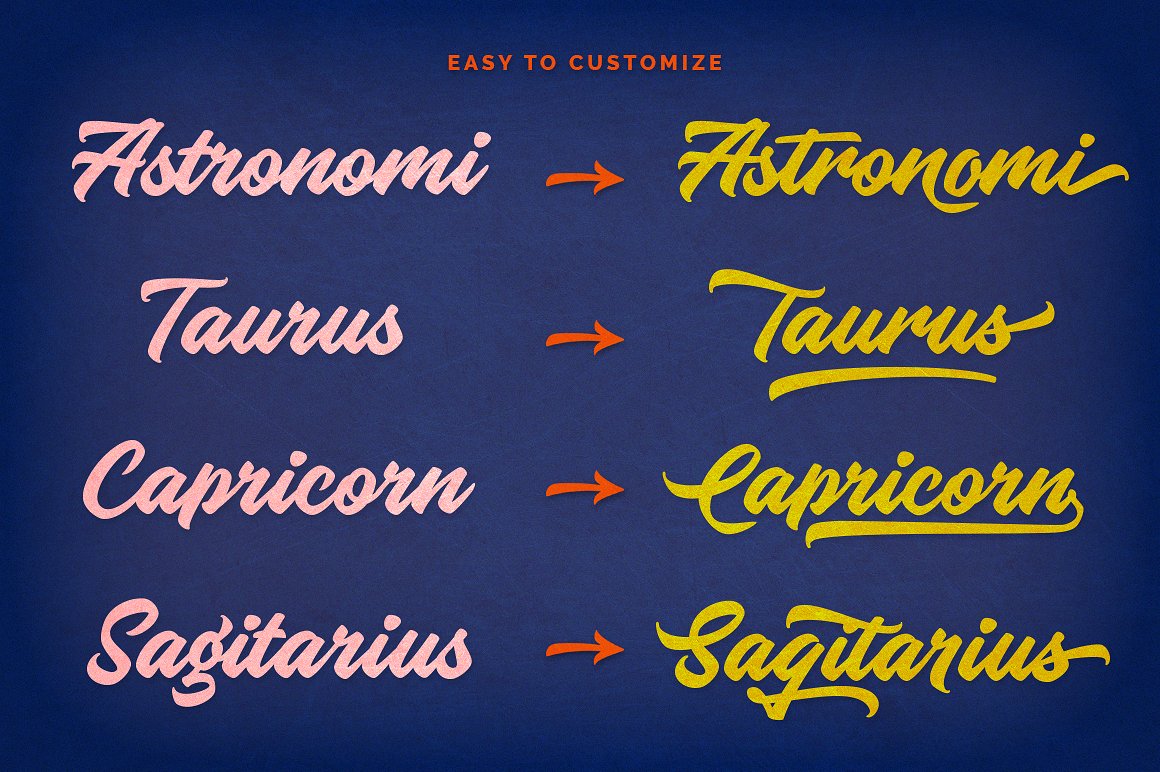 Knight Brush Font PNG with transparent background - Preview 6