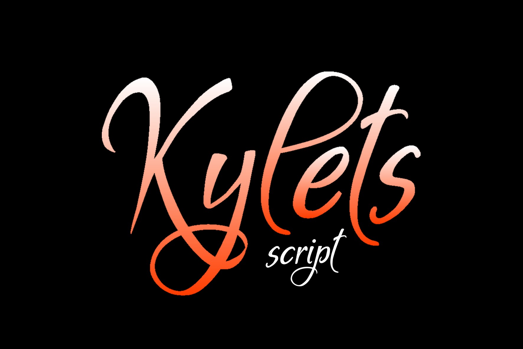Kylets Font PNG with transparent background - Preview 1