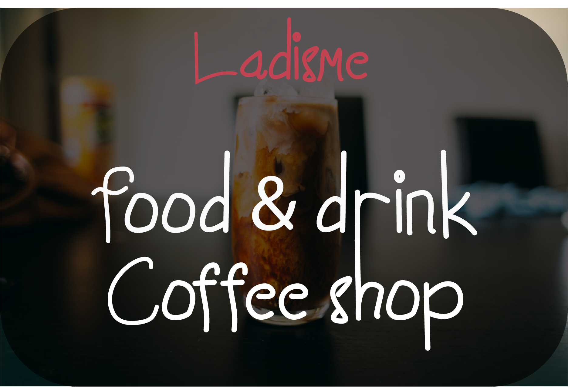 Ladisme Font PNG with transparent background - Preview 1