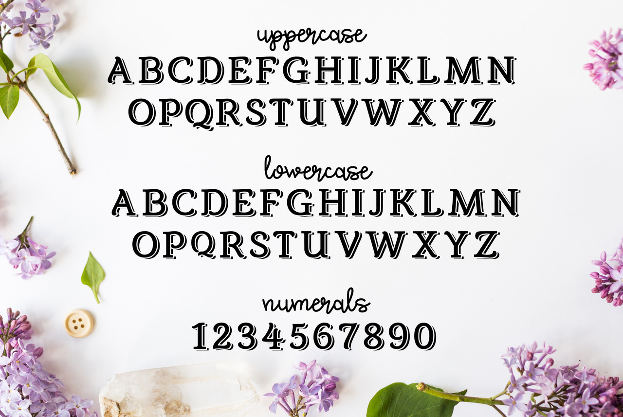 Laundry Room Font PNG with transparent background - Preview 1