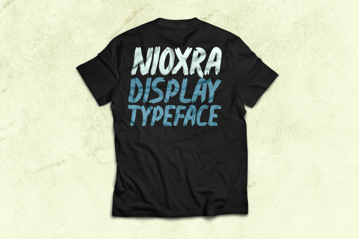 Nioxra Font PNG with transparent background - Preview 2