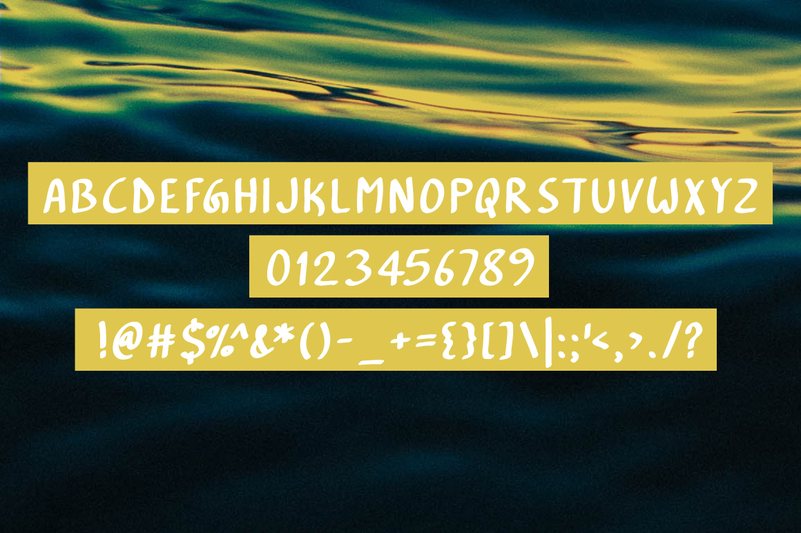 Quinni Font PNG with transparent background - Preview 3