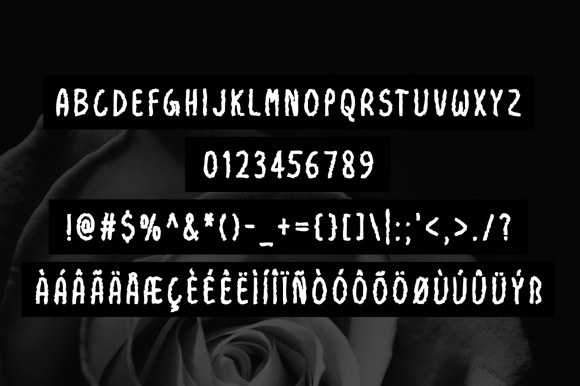 Rishima Tint Font PNG with transparent background - Preview 4