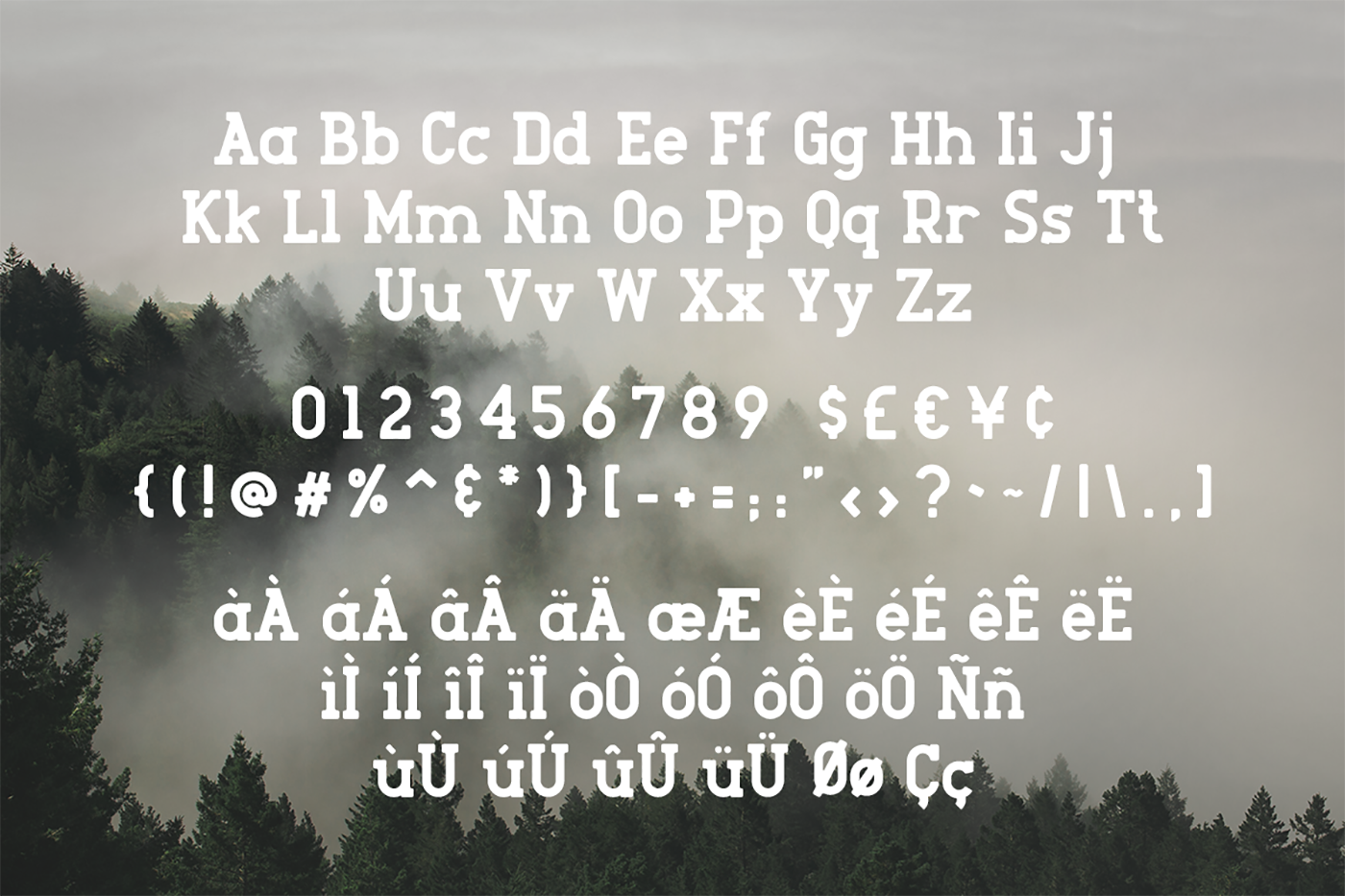 Roger Serif Font PNG with transparent background - Preview 1
