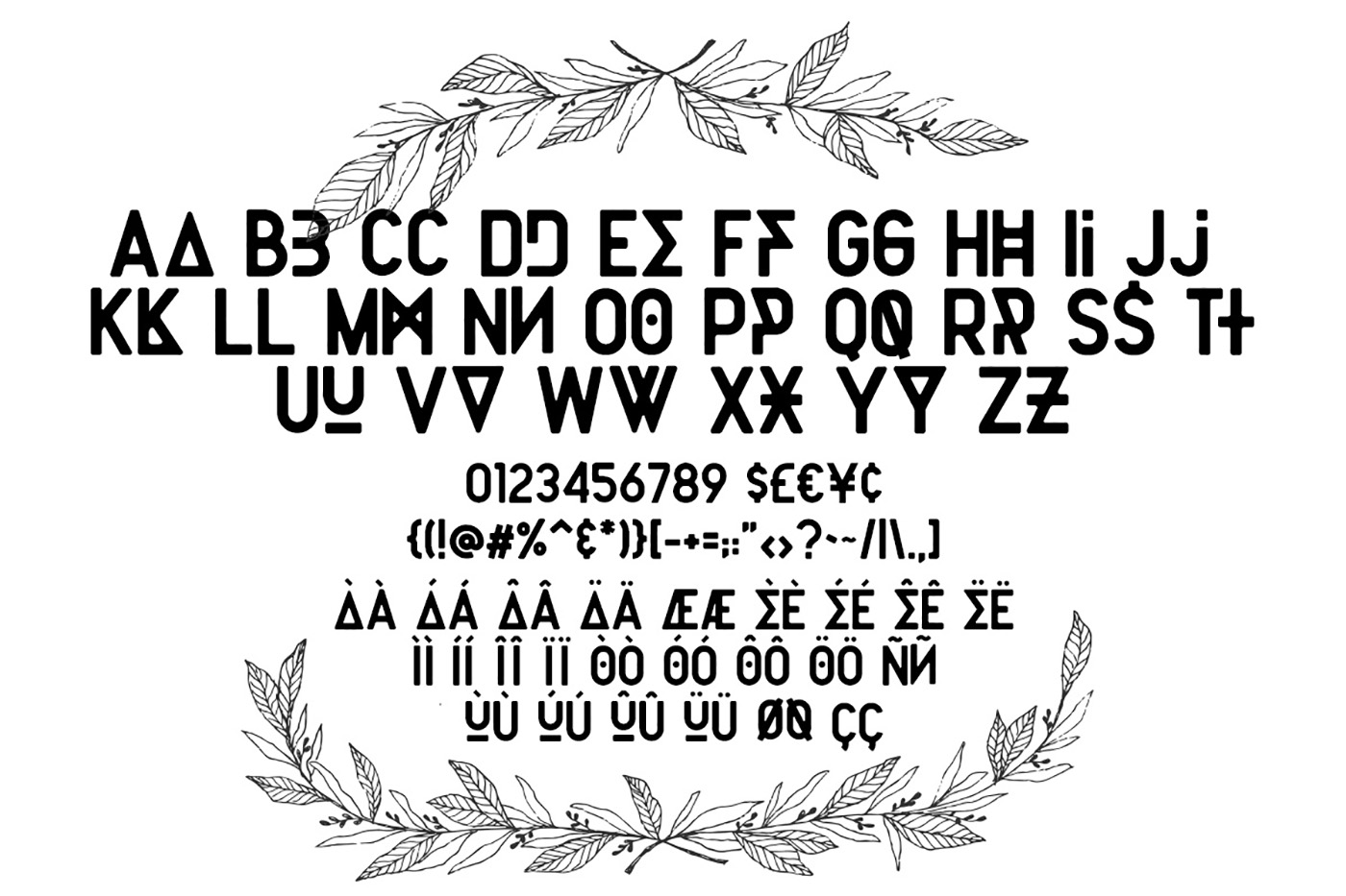 Roger Type Font PNG with transparent background - Preview 2