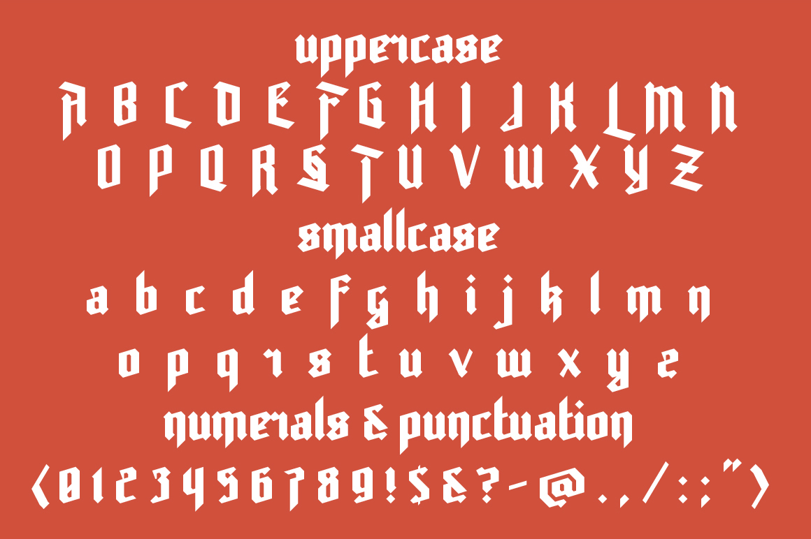 Rot Shield Font PNG with transparent background - Preview 1
